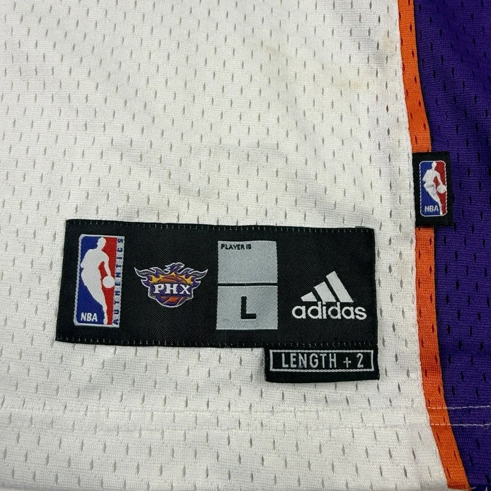Adidas White Phoenix Suns‎ Amare Stoudemire #1 Jersey Men's Large +2 Length